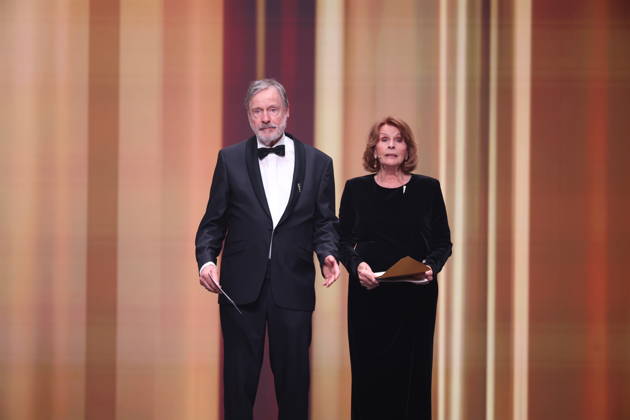 DEUTSCHER FILMPREIS 2026 - SHOW Senta Berger & Michael Wittenborn Laudatoren BESTE WEIBLICHE NEBENROLLE bei der Verleihung DEUTSCHER FILMPREIS 2026 in Berlin Copyright: xEventpressxFuhrx