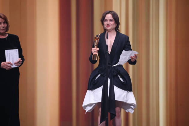 DEUTSCHER FILMPREIS 2026 - SHOW Gewinnerin Lena Urzendowsky BESTE WEIBLICHE NEBENROLLE bei der Verleihung DEUTSCHER FILMPREIS 2026 in Berlin Copyright: xEventpressxFuhrx