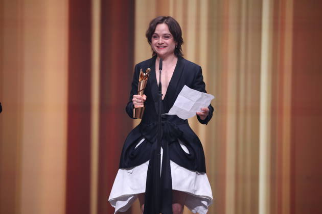 DEUTSCHER FILMPREIS 2026 - SHOW Gewinnerin Lena Urzendowsky BESTE WEIBLICHE NEBENROLLE bei der Verleihung DEUTSCHER FILMPREIS 2026 in Berlin Copyright: xEventpressxFuhrx