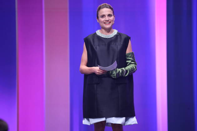 DEUTSCHER FILMPREIS 2026 - SHOW Mala Emde Laudatorin BESTES KOSTÜMBILD bei der Verleihung DEUTSCHER FILMPREIS 2026 in Berlin Copyright: xEventpressxFuhrx