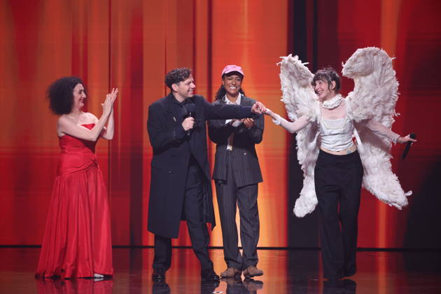 DEUTSCHER FILMPREIS 2026 - SHOW Christian Friedel, Lary, Meret Becker bei der Verleihung DEUTSCHER FILMPREIS 2026 in Berlin Copyright: xEventpressxFuhrx