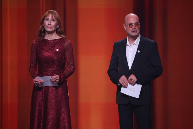 DEUTSCHER FILMPREIS 2026 - SHOW Christian Berkel & Andrea Sawatzki Laudatoren BESTER SCHNITT bei der Verleihung DEUTSCHER FILMPREIS 2026 in Berlin Copyright: xEventpressxFuhrx