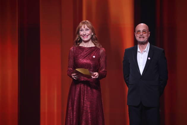 DEUTSCHER FILMPREIS 2026 - SHOW Christian Berkel & Andrea Sawatzki Laudatoren BESTER SCHNITT bei der Verleihung DEUTSCHER FILMPREIS 2026 in Berlin Copyright: xEventpressxFuhrx