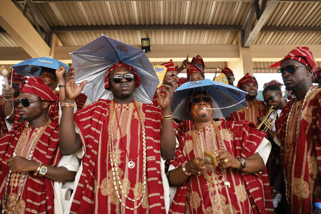 Ojude Oba Festival brings colorful celebrations to Ogun State in Nigeria OGUN STATE, NIGERIA - MAY 29: Traditional Ojude Oba Festival held takes place in honor of the Awujale, the traditional ruler of the Ijebu Kingdom, with residents filling the streets in vibrant traditional attire, in Ogun State in southwestern Nigeria, on May 29, 2026. The festival, symbolizing cultural identity, unity, and togetherness, features music and dancing as participants from different age and social groups join the celebrations. Emmanuel Osodi Anadolu Ogun Nigeria. Editorial use only. Please get in touch for any other usage. Copyright: x2026xAnadoluxEmmanuelxOsodix