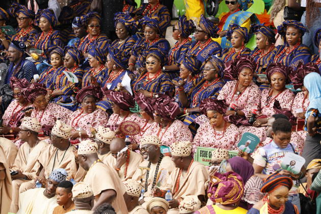 Ojude Oba Festival brings colorful celebrations to Ogun State in Nigeria OGUN STATE, NIGERIA - MAY 29: Traditional Ojude Oba Festival held takes place in honor of the Awujale, the traditional ruler of the Ijebu Kingdom, with residents filling the streets in vibrant traditional attire, in Ogun State in southwestern Nigeria, on May 29, 2026. The festival, symbolizing cultural identity, unity, and togetherness, features music and dancing as participants from different age and social groups join the celebrations. Emmanuel Osodi Anadolu Ogun Nigeria. Editorial use only. Please get in touch for any other usage. Copyright: x2026xAnadoluxEmmanuelxOsodix