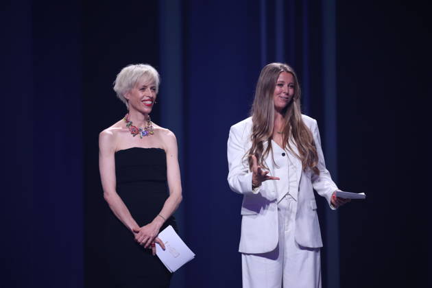DEUTSCHER FILMPREIS 2026 - SHOW Nina und Katja Eichinger Laudatorinnen BERND EICHINGER PREIS bei der Verleihung DEUTSCHER FILMPREIS 2026 in Berlin Copyright: xEventpressxFuhrx