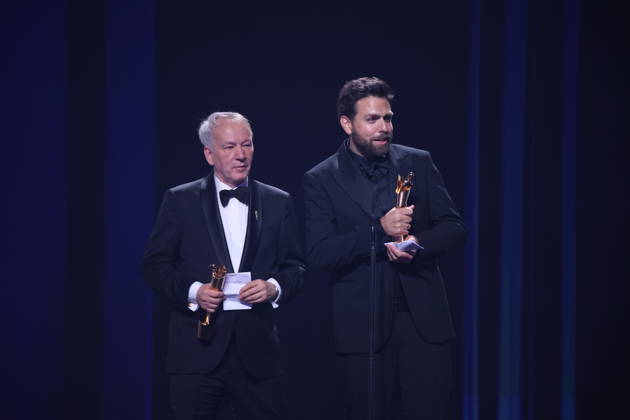 DEUTSCHER FILMPREIS 2026 - SHOW Thomas Wöbke und Philipp Trauer - BERND EICHINGER PREIS bei der Verleihung DEUTSCHER FILMPREIS 2026 in Berlin Copyright: xEventpressxFuhrx