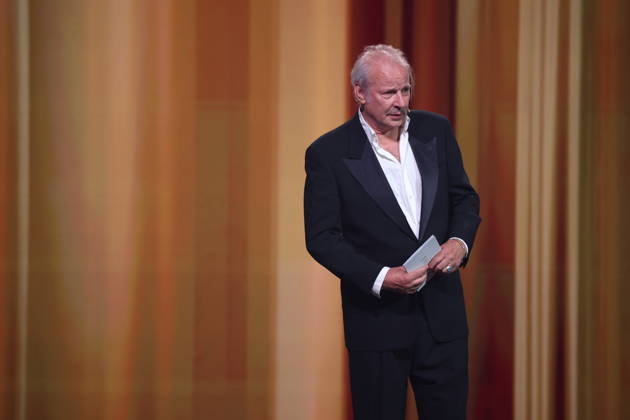 DEUTSCHER FILMPREIS 2026 - SHOW Leander Haußmann Laudator BESTE MÄNNLICHE HAUPTROLLE bei der Verleihung DEUTSCHER FILMPREIS 2026 in Berlin Copyright: xEventpressxFuhrx