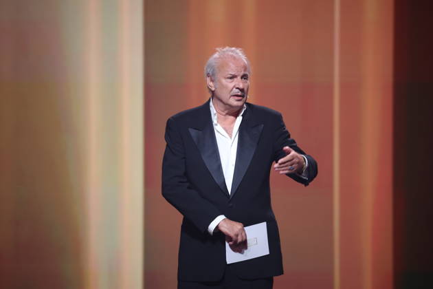 DEUTSCHER FILMPREIS 2026 - SHOW Leander Haußmann Laudator BESTE MÄNNLICHE HAUPTROLLE bei der Verleihung DEUTSCHER FILMPREIS 2026 in Berlin Copyright: xEventpressxFuhrx