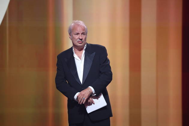 DEUTSCHER FILMPREIS 2026 - SHOW Leander Haußmann Laudator BESTE MÄNNLICHE HAUPTROLLE bei der Verleihung DEUTSCHER FILMPREIS 2026 in Berlin Copyright: xEventpressxFuhrx