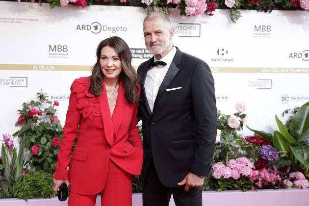 29.05.2026, Iris Berben, Heiko Kiesow, bei der Verleihung des Deutscher Filmpreis, 2026, Lola, in Berlin, Roter Teppich,