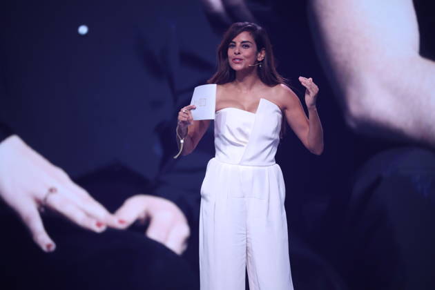 DEUTSCHER FILMPREIS 2026 - SHOW Collien Fernandes Laudatorin BESTER DOKUMENTARFILM bei der Verleihung DEUTSCHER FILMPREIS 2026 in Berlin Copyright: xEventpressxFuhrx