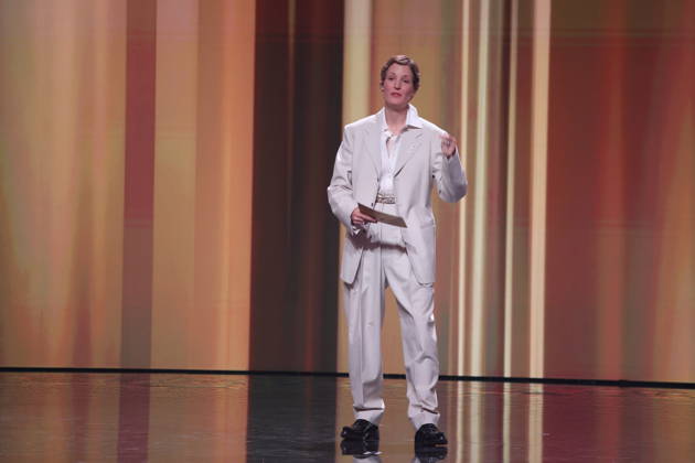 DEUTSCHER FILMPREIS 2026 - SHOW BESTER FILM: StM. Wolfram Weimer, Vicky Krieps & Florian Gallenberger bei der Verleihung DEUTSCHER FILMPREIS 2026 in Berlin Copyright: xEventpressxFuhrx