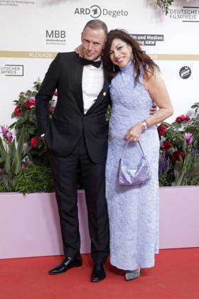 29.05.2026, Alice Brauner und Ehemann, bei der Verleihung des Deutscher Filmpreis, 2026, Lola, in Berlin, Roter Teppich,