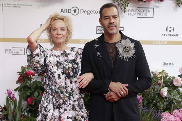 29.05.2026, Katja Riemann, Michael Klammer, bei der Verleihung des Deutscher Filmpreis, 2026, Lola, in Berlin, Roter Teppich,