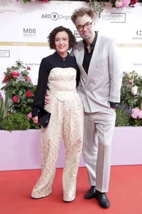 29.05.2026, Maria Schrader, und Ehemann, bei der Verleihung des Deutscher Filmpreis, 2026, Lola, in Berlin, Roter Teppich,