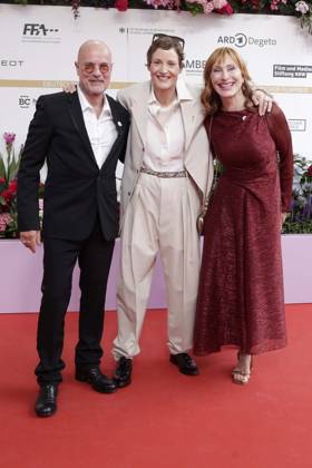 29.05.2026, Christian Berkel, Vicky Krieps, Andrea Sawatzki, bei der Verleihung des Deutscher Filmpreis, 2026, Lola, in Berlin, Roter Teppich,