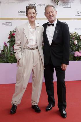 29.05.2026, Vicky Krieps, Florian Gallenberger , bei der Verleihung des Deutscher Filmpreis, 2026, Lola, in Berlin, Roter Teppich,