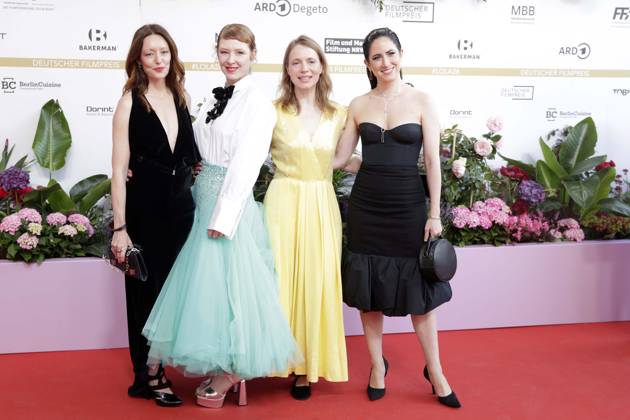 29.05.2026, Sarah Bauerett, Lavinia Wilson, Anna Brueggemann and Vidina Popov , bei der Verleihung des Deutscher Filmpreis, 2026, Lola, in Berlin, Roter Teppich,