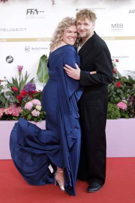 29.05.2026, Gisa Flake, Knud Riepen, bei der Verleihung des Deutscher Filmpreis, 2026, Lola, in Berlin, Roter Teppich,