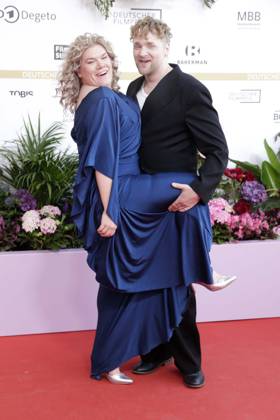 29.05.2026, Gisa Flake, Knud Riepen, bei der Verleihung des Deutscher Filmpreis, 2026, Lola, in Berlin, Roter Teppich,