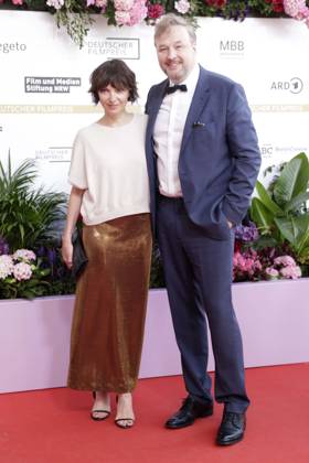 29.05.2026, Julia Koschitz, Stephan Grossmann, bei der Verleihung des Deutscher Filmpreis, 2026, Lola, in Berlin, Roter Teppich,