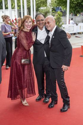 ABB FILMPREIS- Andrea Sawatzki, Walid Nakschbandi und Christian Berkel zu Gast auf dem roten Teppich bei der Verleihung des Deutschen Filmpreis Lola 26 am Palais am Funkturm am 29.05.2026 in Berlin Berlin Deutschland