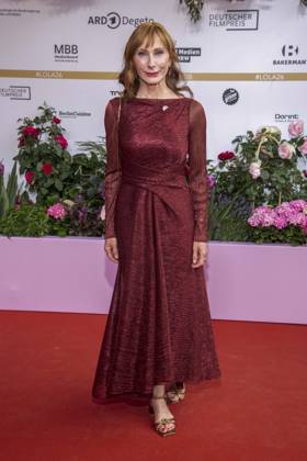 ABB FILMPREIS- Andrea Sawatzki zu Gast auf dem roten Teppich bei der Verleihung des Deutschen Filmpreis Lola 26 am Palais am Funkturm am 29.05.2026 in Berlin Berlin Deutschland