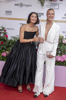 ABB FILMPREIS- Tomomi Themann und Lilly Krug zu Gast auf dem roten Teppich bei der Verleihung des Deutschen Filmpreis Lola 26 am Palais am Funkturm am 29.05.2026 in Berlin Berlin Deutschland