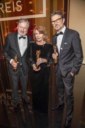 ABB FILMPREIS- Michael Wittenborn, Senta Berger und Simon Verhoeven Preistraeger mit Lola zu Gast auf der Party bei der Verleihung des Deutschen Filmpreis Lola 26 am Palais am Funkturm am 29.05.2026 in Berlin Berlin Deutschland