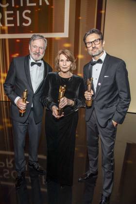 ABB FILMPREIS- Michael Wittenborn, Senta Berger und Simon Verhoeven Preistraeger mit Lola zu Gast auf der Party bei der Verleihung des Deutschen Filmpreis Lola 26 am Palais am Funkturm am 29.05.2026 in Berlin Berlin Deutschland