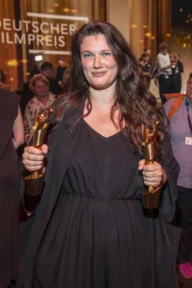 ABB FILMPREIS- Mascha Schilinski Preistraegerin mit Lola zu Gast auf der Party bei der Verleihung des Deutschen Filmpreis Lola 26 am Palais am Funkturm am 29.05.2026 in Berlin Berlin Deutschland
