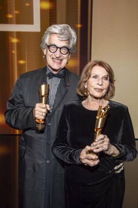 ABB FILMPREIS- Wim Wenders und Senta Berger Preistraeger mit Lola zu Gast auf der Party bei der Verleihung des Deutschen Filmpreis Lola 26 am Palais am Funkturm am 29.05.2026 in Berlin Berlin Deutschland