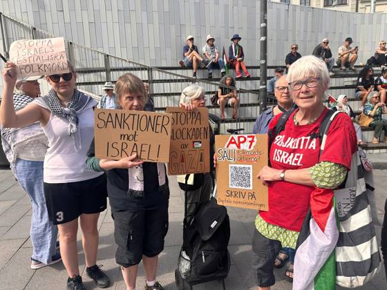 Israeli attacks on Palestine and Lebanon were protested in Sweden STOCKHOLM, SWEDEN - MAY 30: Demonstrators, holding banners and flags, gather to protest against Israel s ongoing attacks on the Gaza Strip and Lebanon, on May 30, 2026 in Stockholm, Sweden. Atila Altuntas Anadolu Stockholm Sweden. Editorial use only. Please get in touch for any other usage.  Copyright: x2026xAnadoluxAtilaxAltuntasx