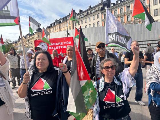 Israeli attacks on Palestine and Lebanon were protested in Sweden STOCKHOLM, SWEDEN - MAY 30: Demonstrators, holding banners and flags, gather to protest against Israel s ongoing attacks on the Gaza Strip and Lebanon, on May 30, 2026 in Stockholm, Sweden. Atila Altuntas Anadolu Stockholm Sweden. Editorial use only. Please get in touch for any other usage.  Copyright: x2026xAnadoluxAtilaxAltuntasx