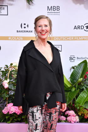 Petra Zieser bei der Verleihung des Deutschen Filmpreises Lola im Palais am Funkturm Messe in Berlin am 29.05.2026