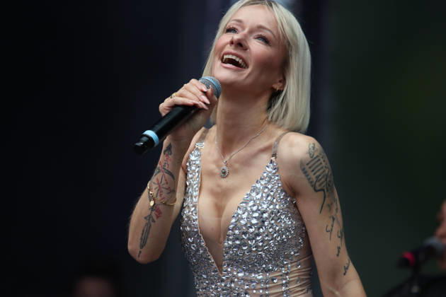 Christin Stark beim SchlagerOlymp 2026 Auftritt beim Schlagerfestival am 30.05.2026 auf dem Zentralen Festplatz in Berlin. Copyright: xmix1x