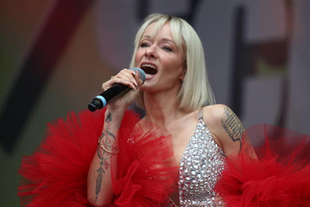 Christin Stark beim SchlagerOlymp 2026 Auftritt beim Schlagerfestival am 30.05.2026 auf dem Zentralen Festplatz in Berlin. Copyright: xmix1x