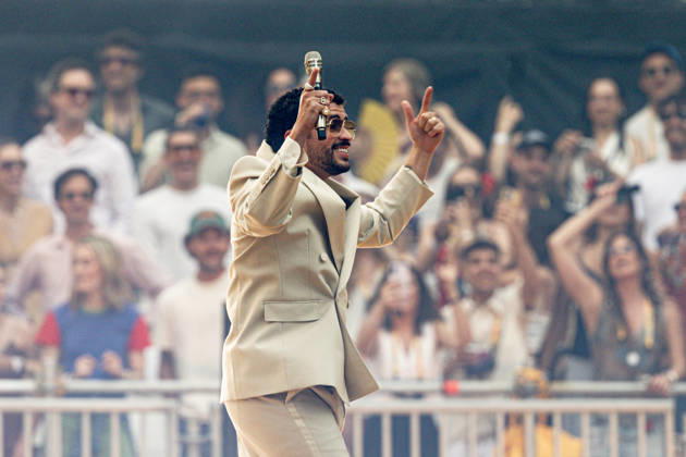 Bad Bunny performs at the Metropolitano Madrid Singer Bad Bunny performs during a concert at the Riyadh Air Metropolitano on May 30, 2026, in Madrid Spain The Puerto Rican artist will perform ten concerts in the capital between May 30 and June 15 as part of his DeBÍ TiRAR MáS FOToS World Tour 30 MAY 2026 CONCERT MUSIC PUERTO RICO PUERTORRICAN SINGER DTMF TOUR WORLD TOUR Madrid Madrid Spain Copyright: xRicardoxRubiox 7561173