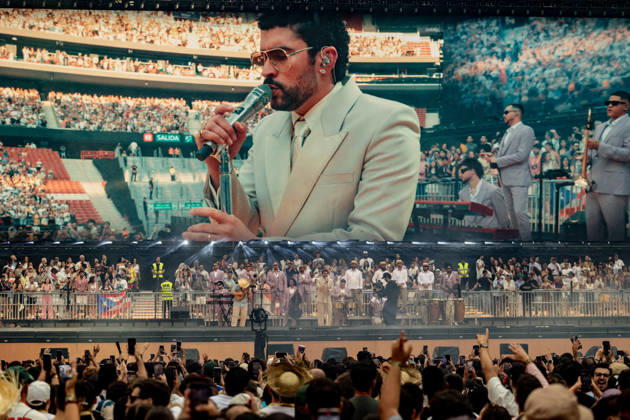 Bad Bunny performs at the Metropolitano Madrid Singer Bad Bunny performs during a concert at the Riyadh Air Metropolitano on May 30, 2026, in Madrid Spain The Puerto Rican artist will perform ten concerts in the capital between May 30 and June 15 as part of his DeBÍ TiRAR MáS FOToS World Tour 30 MAY 2026 CONCERT MUSIC PUERTO RICO PUERTORRICAN SINGER DTMF TOUR WORLD TOUR Madrid Madrid Spain Copyright: xRicardoxRubiox 7561193