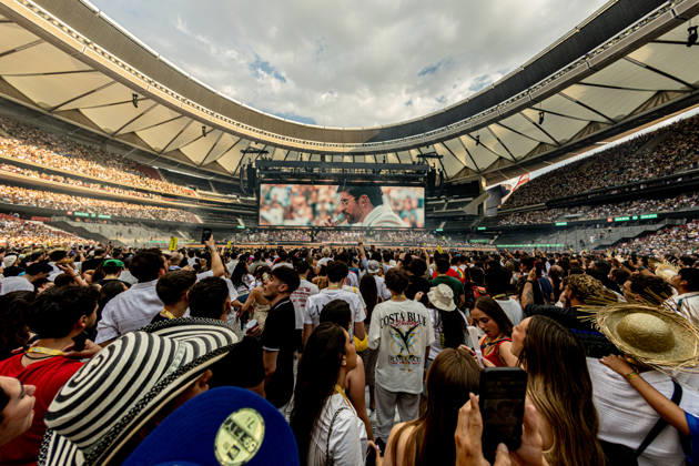 Bad Bunny performs at the Metropolitano Madrid Hundreds of people during a concert by singer Bad Bunny, at the Riyadh Air Metropolitano, on May 30, 2026, in Madrid Spain The Puerto Rican artist will perform ten concerts in the capital between May 30 and June 15 as part of his DeBÍ TiRAR MáS FOToS World Tour 30 MAY 2026 CONCERT MUSIC PUERTO RICO PUERTO RICO PUERTORRIQUEÑO SINGER DTMF TOUR WORLD TOUR Madrid Madrid Madrid Espana Copyright: xRicardoxRubiox 7561196