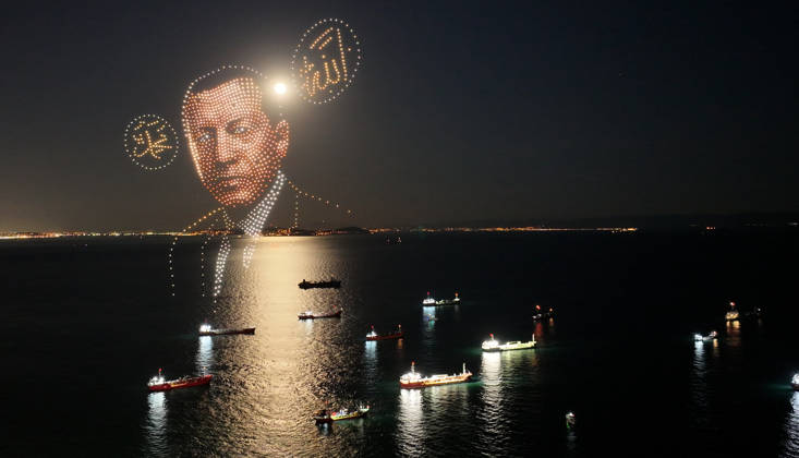 573rd anniversary of the Conquest of Istanbul ISTANBUL, TURKIYE - MAY 30: A synchronized drone light show, organized by the Istanbul Governorate to commemorate the 573rd anniversary of the Conquest of Istanbul, is held at the Yenikapi Event Space in Istanbul, Turkiye, on May 30, 2026. Islam Yakut Anadolu Istanbul Turkey. Editorial use only. Please get in touch for any other usage.  Copyright: x2026xAnadoluxIslamxYakutx