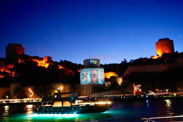 573rd anniversary of the conquest of Istanbul ISTANBUL, TURKIYE - MAY 29: A video mapping show is organized by the Turkish Communications Directorate at the Rumeli Fortress (Rumelihisari) as part of the events celebrating the 573rd anniversary of the conquest of Istanbul, Turkiye on May 29, 2026. Erhan Elaldi Anadolu Istanbul Turkey. Editorial use only. Please get in touch for any other usage. Copyright: x2026xAnadoluxErhanxElaldix
