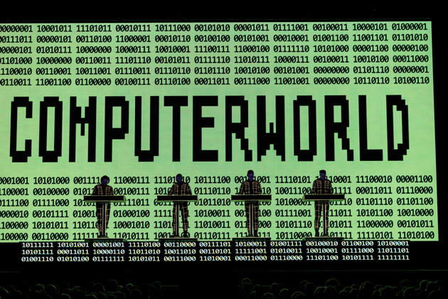 Kraftwerk performs in Brighton, UK Brighton, UK, Kraftwerk, May, 30 2026 at Brighton Centre. Kraftwerk perform onstage during a concert at Brighton Centre Ralf Hütter, Henning Schmitz, Falk Grieffenhagen, and Georg Bongartz, Credit:Andy Sturmey Andrew Sturmey - B1114 Avalon United Kingdom  Copyright: xAndyxSturmeyx xAndrewxSturmeyx-xB1114x xAvalonx 1106806172