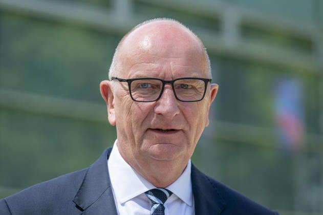 Dietmar Woidke - OWF26 EUR, Deutschland, Berlin, 31.05.2026: Dietmar Woidke (SPD), Ministerpräsident des Landes Brandenburg anlässlich der Konferenz des Ostdeutschen Wirtschaftsforum unter dem Leitgedanken Eine neue (Un)Ordnung, welche Rolle spielt Deutschland und Europa im globalen Systemwettbewerb? Ostdeutschland steht dabei im Mittelpunkt als Region. Die Transformation im Gespräch zwischen Politik, Wirtschaft und Gesellschaft