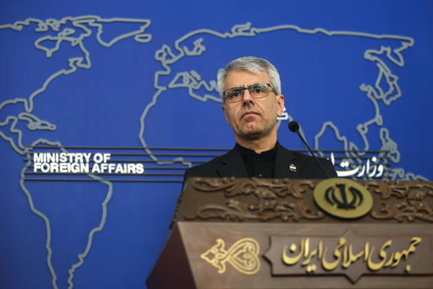 Weekly press conference by Foreign Ministry Spokesperson Esmaeil Baghaei in Tehran, Iran - 01 Jun 2026 Esmail Baghaei Hamaneh, spokesperson of Foreign Ministry seen during his weekly press conference. Tehran Iran Copyright: xFoadxAshtarix xSOPAxImagesx FAshtari-2689