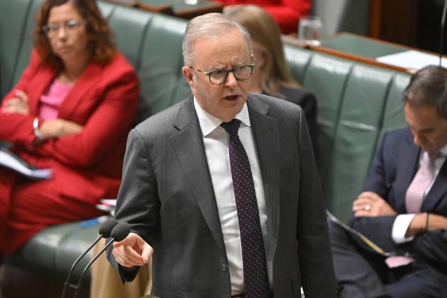 QUESTION TIME, Prime Minister Anthony Albanese during Question Time in the House of Representatives at Parliament House in Canberra, Tuesday, June 2, 2026. ( NO ARCHIVING CANBERRA AUSTRALIAN CAPITAL TERRITORY AUSTRALIA  Copyright: xMICKxTSIKASx 20260602127695585000