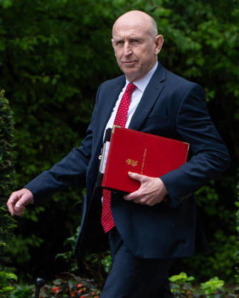 June 2, 2026, London, England, United Kingdom: JOHN HEALEY, UK Defence Secretary, arrives at Downing Street for a weekly Cabinet Meeting. London United Kingdom  - ZUMAk172 20260602_zip_k172_040 Copyright: xThomasxKrychx