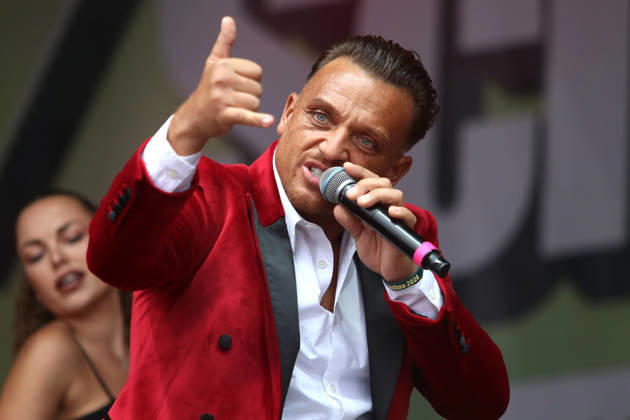 Entertainment Bilder des Tages Menowin Fröhlich beim SchlagerOlymp 2026 Auftritt beim Schlagerfestival am 30.05.2026 auf dem Zentralen Festplatz in Berlin. Copyright: xmix1x