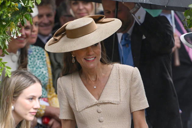 Royal wedding of Peter Phillips and Harriet Sperling at All Saints Church in Kemble, England Featuring: Catherine, Princess of Wales Where: Kemble, United Kingdom When: 06 Jun 2026 Credit: Cover Images EDITORIAL USE ONLY. NOT FOR USE BY NEWSPAPERS BASED IN THE UK. Copyright: xx coverimg55752740